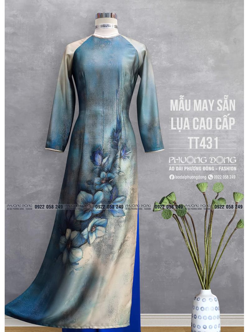 Áo Dài Truyền Thống Lụa Cao Cấp TT431